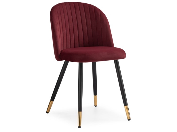 Стул на металлокаркасе Gabi wine red/black (Арт.15087)