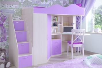 Кровать-чердак "Пионер-1" Ярофф Москва Кровать-чердак "Пионер-1" Ярофф Москва