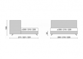 Круглая кровать Конкорд Caprice