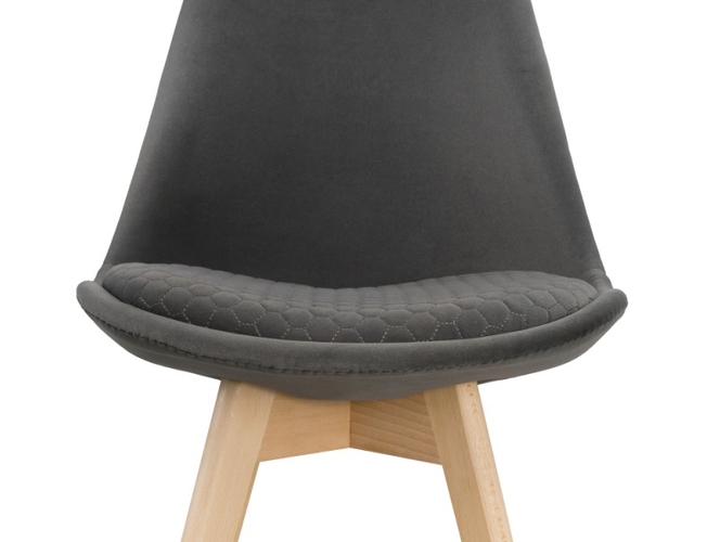 Деревянный стул Bonuss dark gray/wood (Арт.15224)