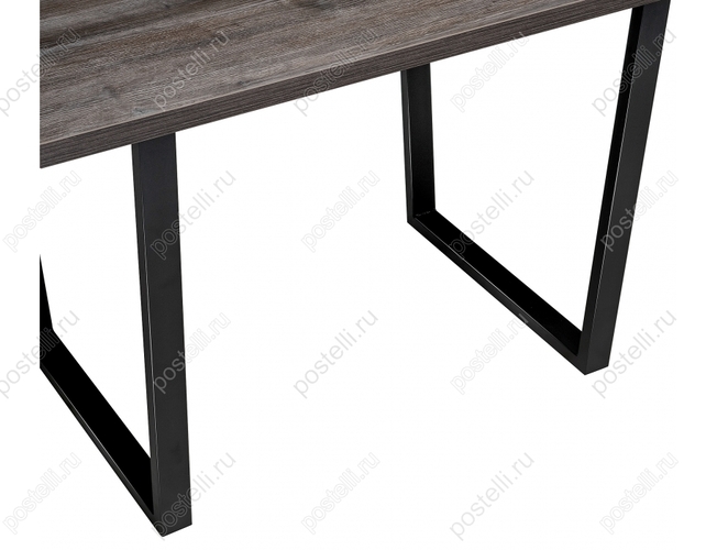 Стол Эльпатия 110 сосна пасадена/черный матовый (Арт. 368662) ножки