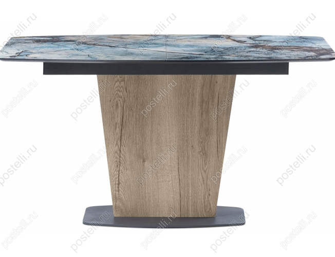 Стол на тумбе Теон магеллан/гелифакс натуральный/графит (Арт 474320)
