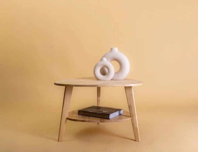 Журнальный стол Kolmio из массива