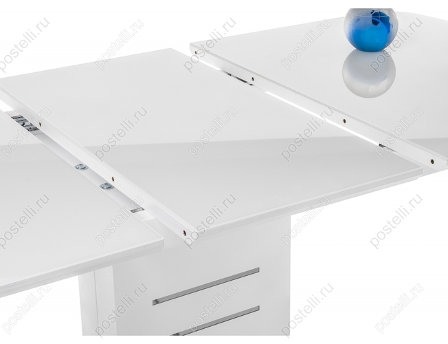 Стол на тумбе Кейтлин белый (Арт 462087)