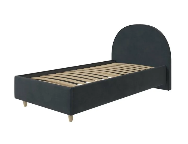 Детская односпальная кровать Candy, древесный уголь