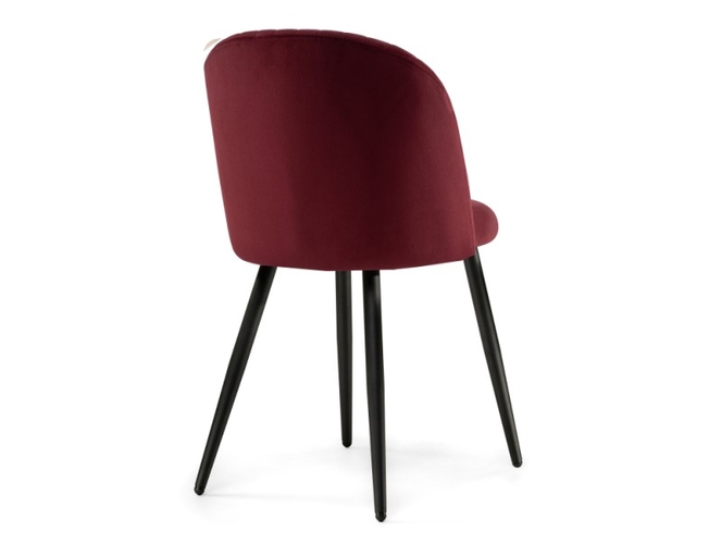 Стул на металлокаркасе Gabi 1 wine red/black (Арт.15379)