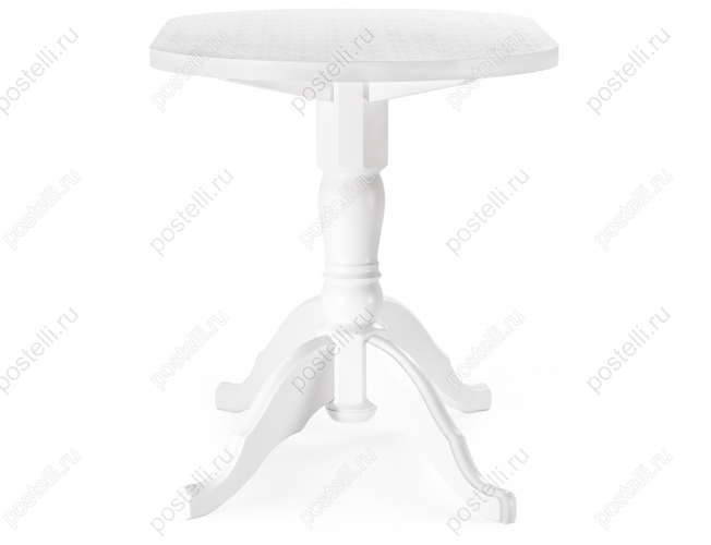 Обеденный стол Адней белый/рисунок (Арт. 455836)