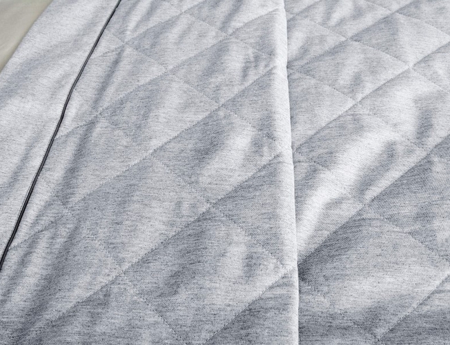 Покрывало Palermo серое