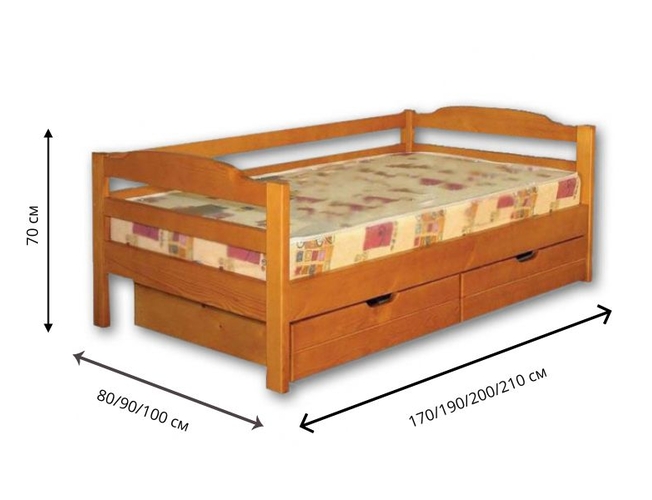 Кровать-диван Велес Лицей плюс с ящиками